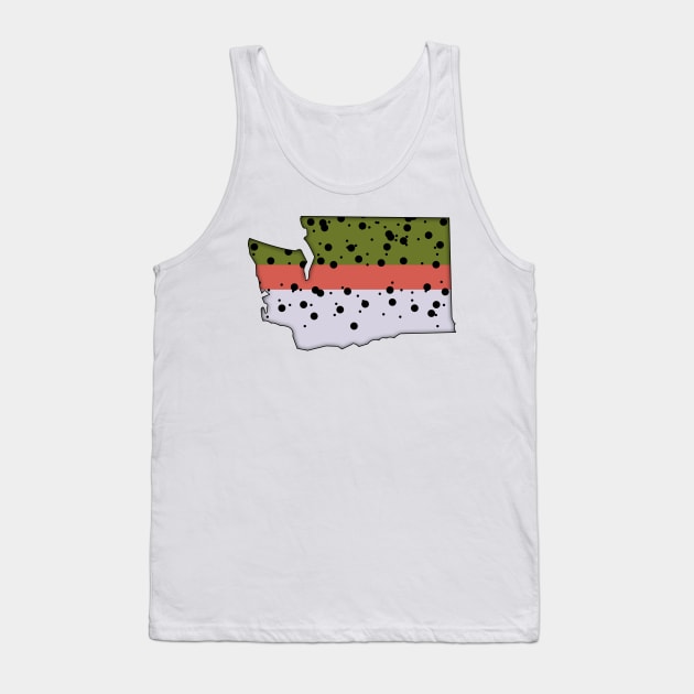 Washington Rainbow Trout Tank Top by somekindofguru